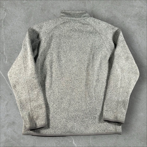 Patagonia Better Sweater Mens Large Grey 1/4 Zip Fleece Cozy Pullover Sweatshirt - Picture 9 of 9